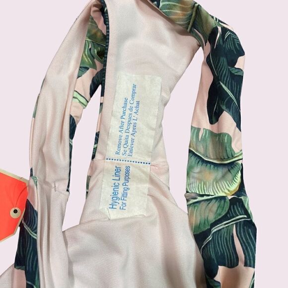 NWT Gianni Bini Green Leaf Bikini Bottom Only - Picture 4 of 7